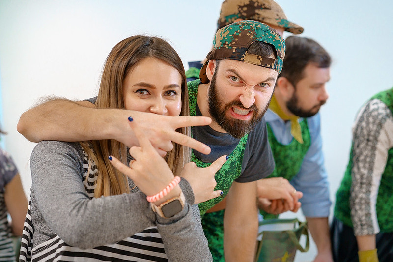 Корпоратив на День строителя в Белгороде с уличными активностями