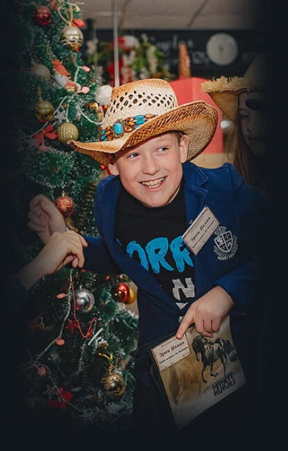 Новый год в школе в Белгороде.