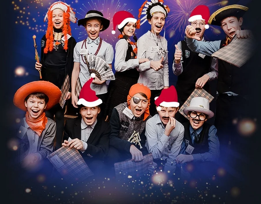 Новый год в школе в Белгороде.